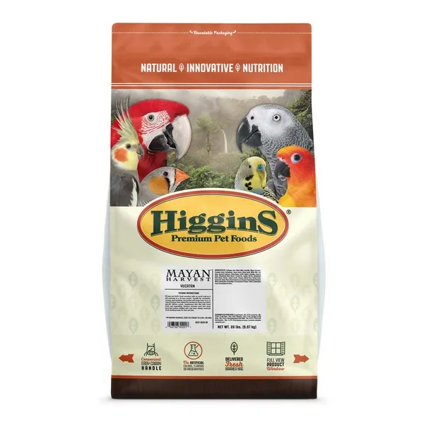 20 Lb Higgins Mayan Harvest Yucatan Blend Small Hookbill - Health/First Aid